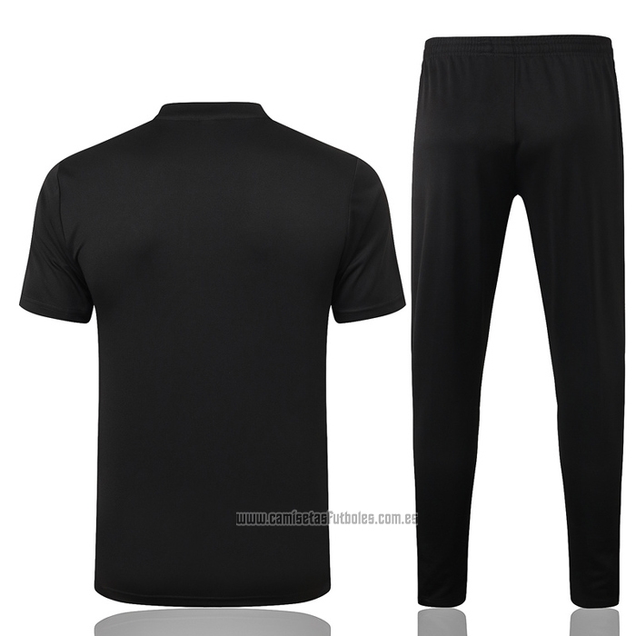 Chandal del Borussia Dortmund Manga Corta 2020-2021 Negro
